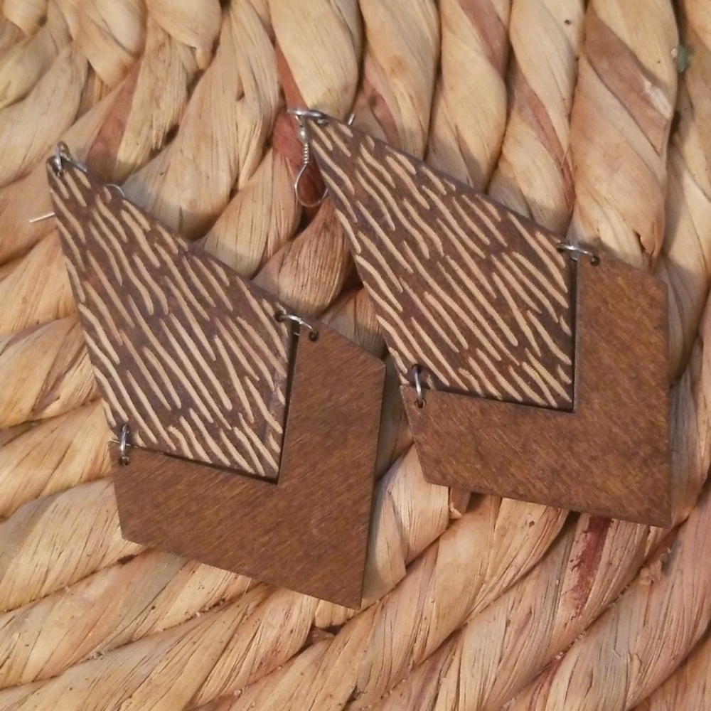 Wood Earings